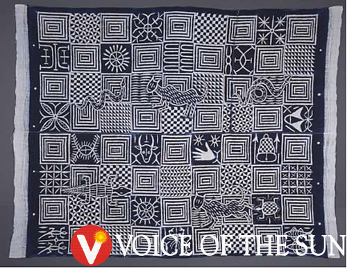 Nsibidi Writings On A Piece Of Fabric | Voice Of The Sun