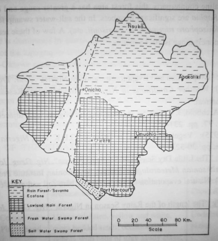 Map by Anyadike and Igbozurike. From “A Survey of Igbo Nation” edited by G.E.K Ọfọmata. 2002 | Voice Of The Sun