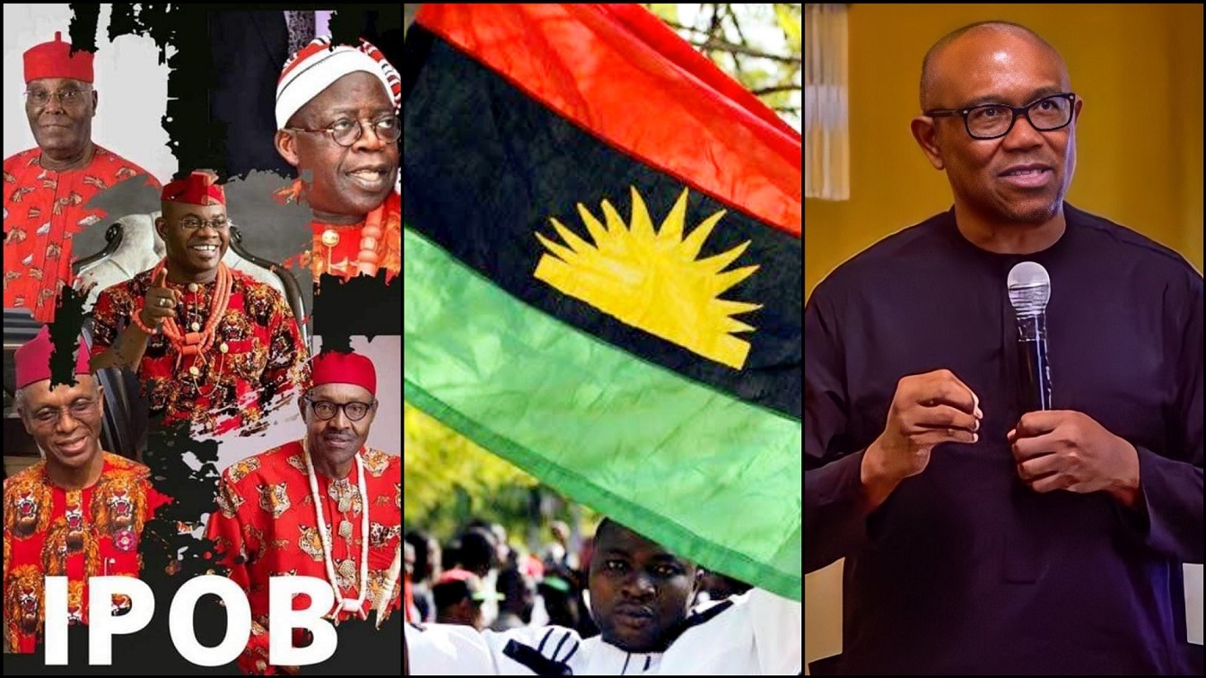 Nigerians Now Identifying As IPOB To Defend Peter Obi's Image - The Same IPOB They Called Terrorists
