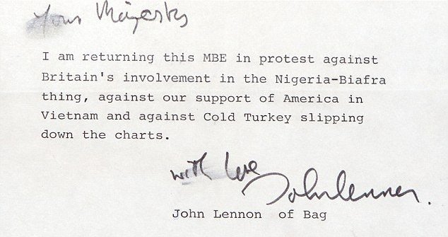 John Lennon's Letter To The Queen
