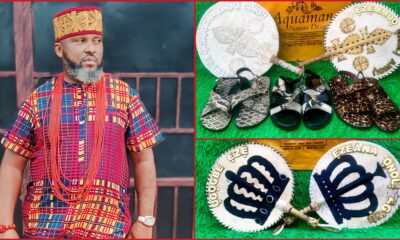 Meet Onicha Ado Nidu Man Who Makes The Best Traditional Beaded Caps Chieftaincy Hand Fans And Animal Skin Foot wares