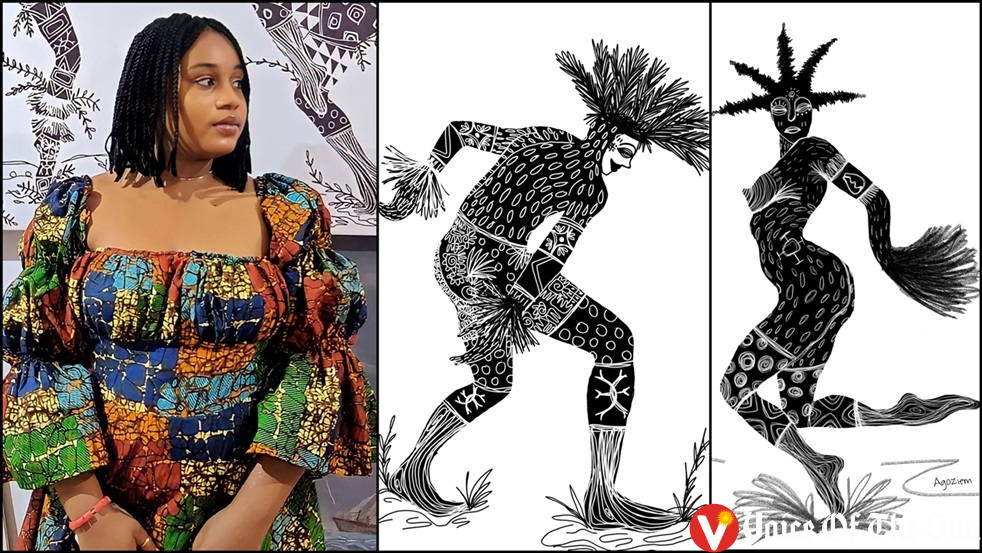 Meet Igbo Artist, Chiagoziem Orji, Who Is Resurrecting The Ancient and Long-Lost Uli Art Form In Igbo Culture