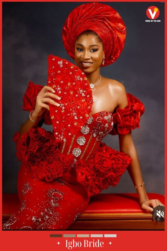 Igbo bride Igbo bride traditional weddings George dress 16