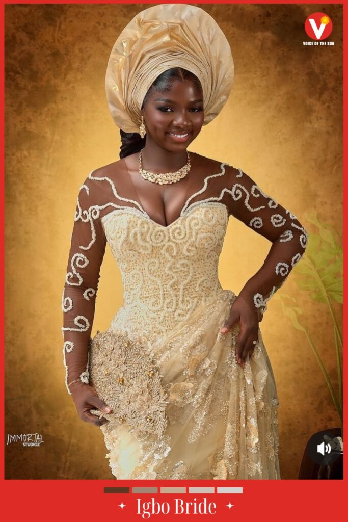 Igbo bride Igbo bride traditional weddings George dress 20