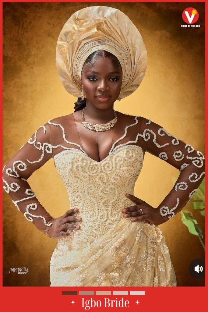 Igbo bride Igbo bride traditional weddings George dress 22